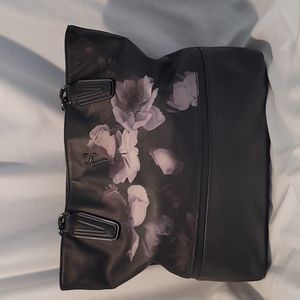 Vera Wang Black Floral Tote